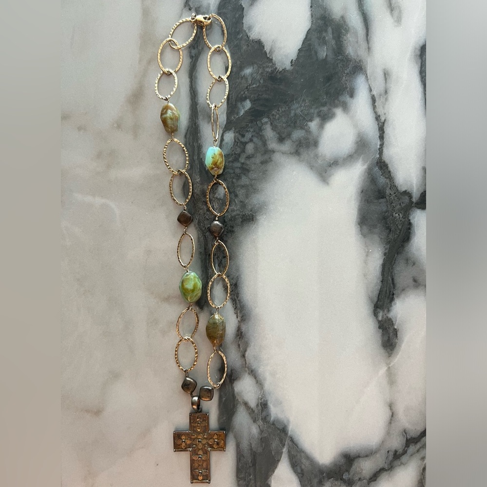 Vintage cross necklace